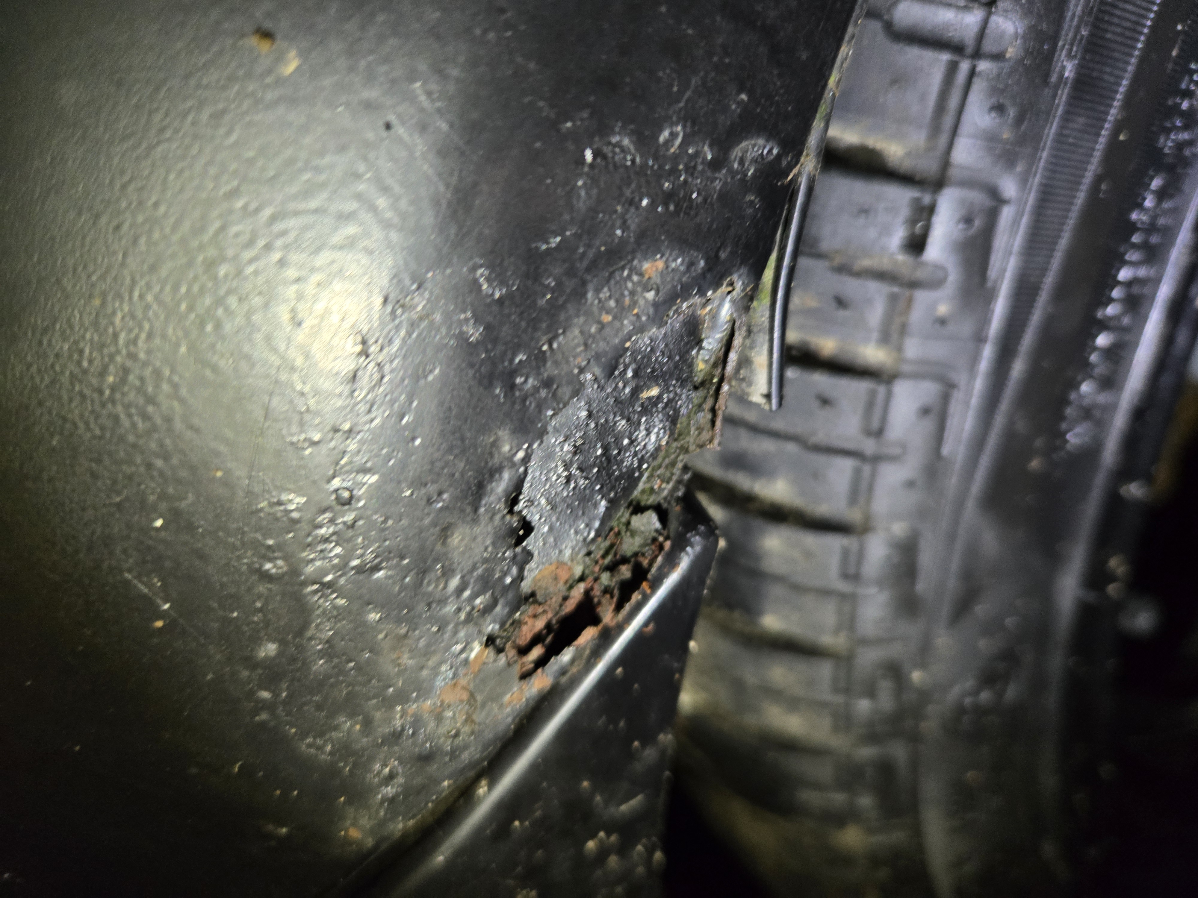 New wheels and rust patching