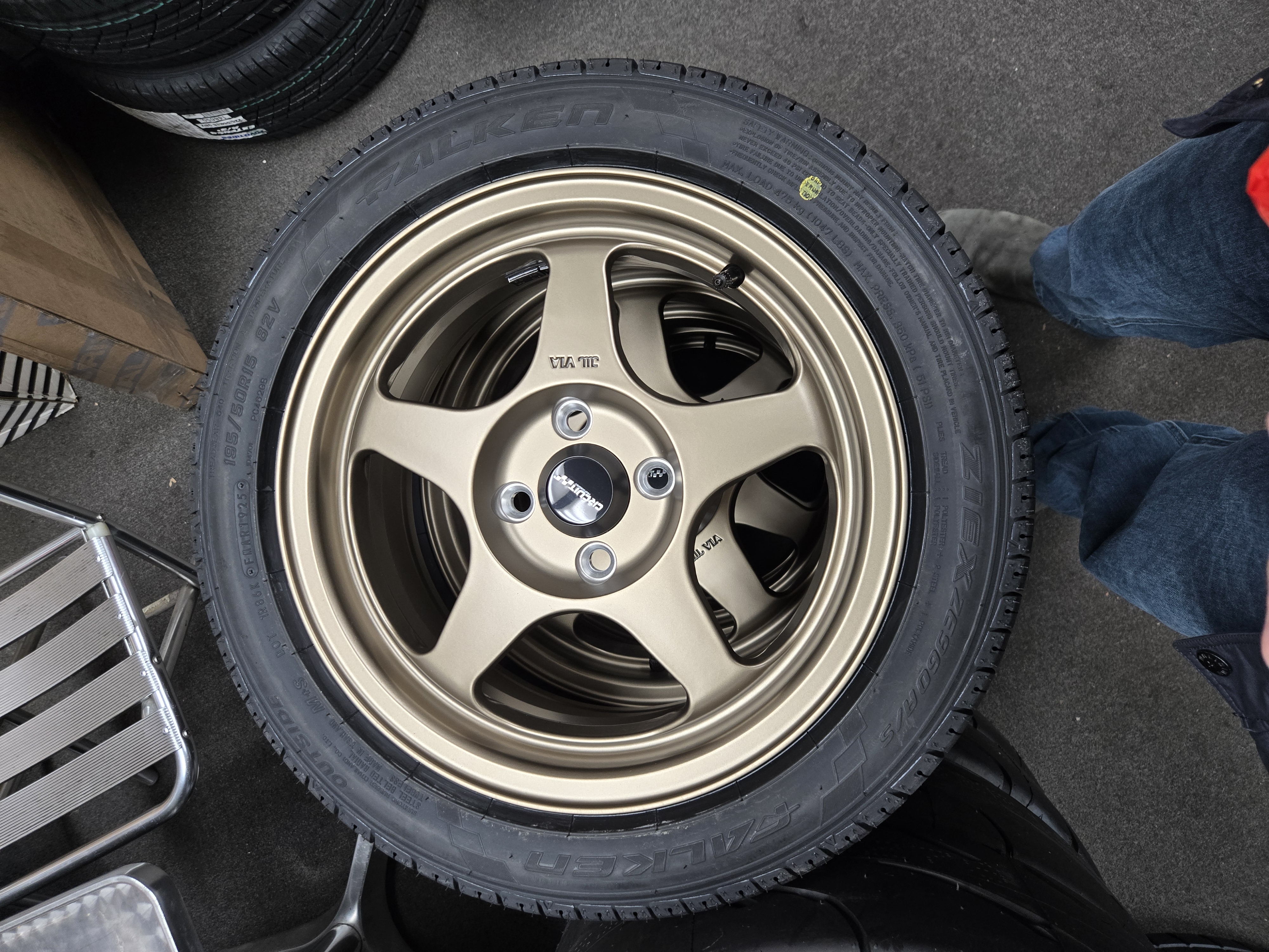 New wheels and rust patching